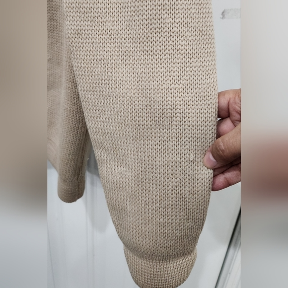 Vintage Baskins Made in Italy men's brown green sweater cardigan size La… - Picture 6 of 15